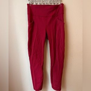 Fast and Free High-Rise Crop 23" lululemon size 6